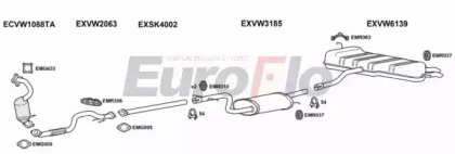 Глушитель EuroFlo 0 4941 VWEOS14 5001